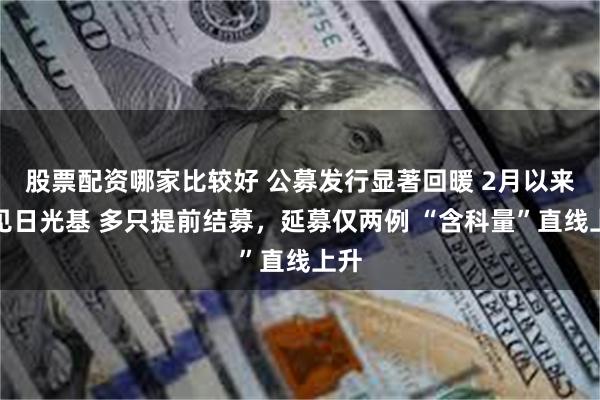 股票配资哪家比较好 公募发行显著回暖 2月以来频见日光基 多只提前结募，延募仅两例 “含科量”直线上升